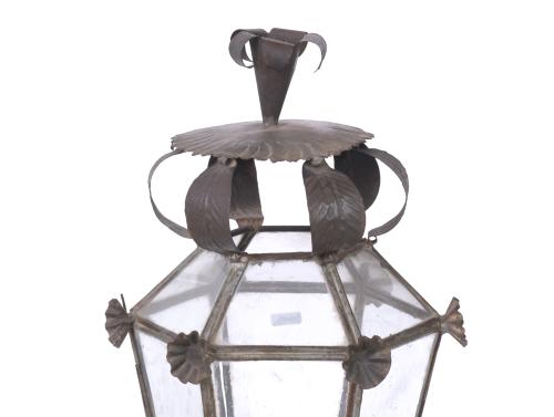 PAIR OF LANTERNS FOR CANDLES, EARLY 20TH CENTURY.