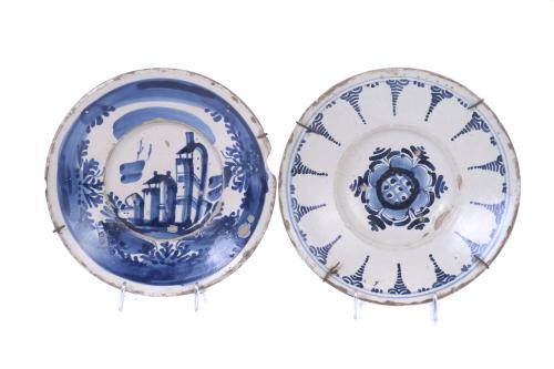 SET OF FOUR CATALAN DISHES, 18TH CENTURY.