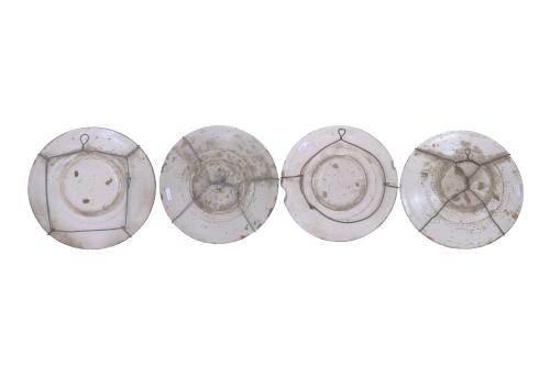 SET OF FOUR CATALAN DISHES, 18TH CENTURY.