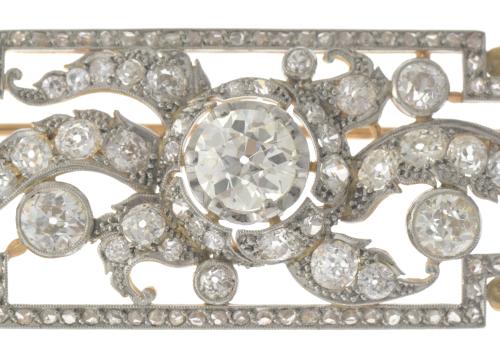 ART DÉCO BROOCH WITH DIAMONDS