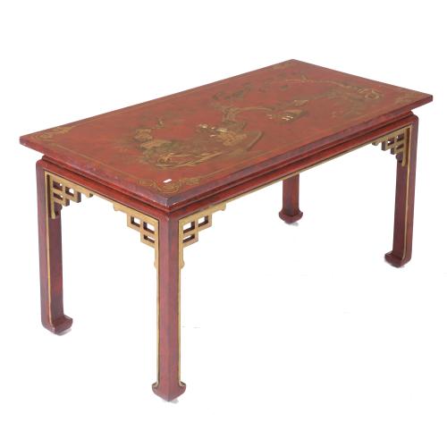 ORIENTAL-LIKE STYLE COFFEE TABLE, CIRCA 1960.