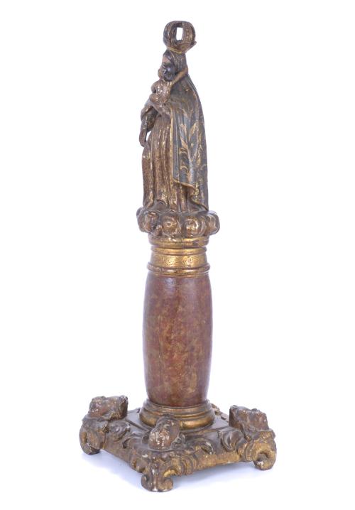 18TH CENTURY, SPANISH SCHOOL. "OUR LADY OF THE PILLAR".