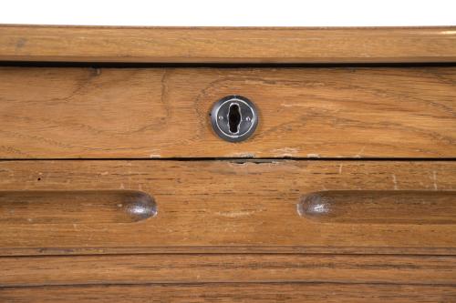 DOUBLE SHUTTER FILING CABINET, 20TH CENTURY.