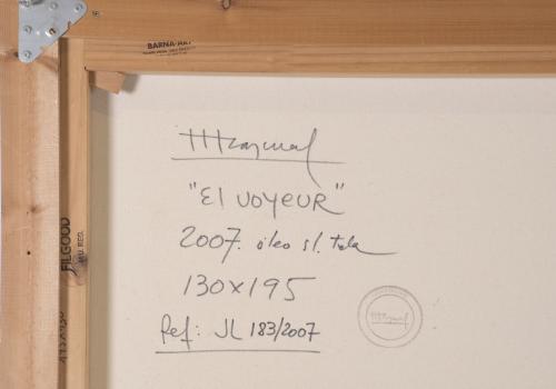 JOSE LUIS PASCUAL SAMARANCH (1947).  "EL VOYEUR", 2007.