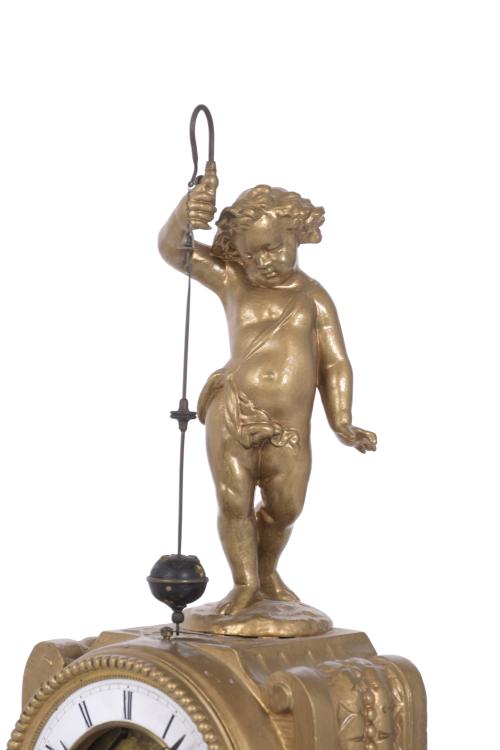 LOUIS PHILIPPE TABLE CLOCK WITH ALLEGORY OF ARTS, CIRCA 184