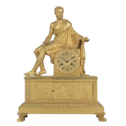 ROBERT ROBIN (1742 - 1799). EMPIRE TABLE CLOCK DEPICTING AR