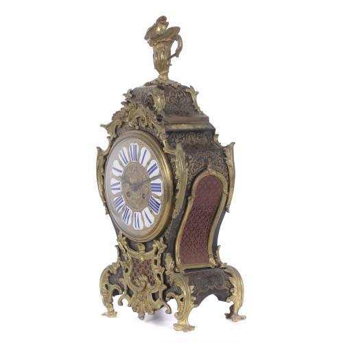 RELOJ DE SOBREMESA BOULLE NAPOLEÓN III, CIRCA 1870.