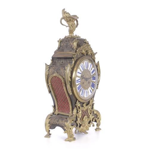 NAPOLEON III BOULLE TABLE CLOCK, CIRCA 1870.