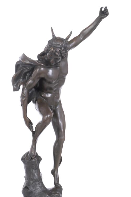 GRAND TOUR. AFTER GIAMBOLOGNA (1529 - 1608). "MERCURY", 19T