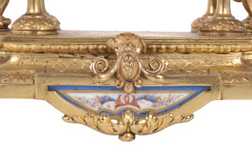 LOUIS PHILIPPE STYLE TABLE CLOCK, 20TH CENTURY.