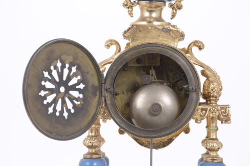 LOUIS PHILIPPE STYLE TABLE CLOCK, 20TH CENTURY.