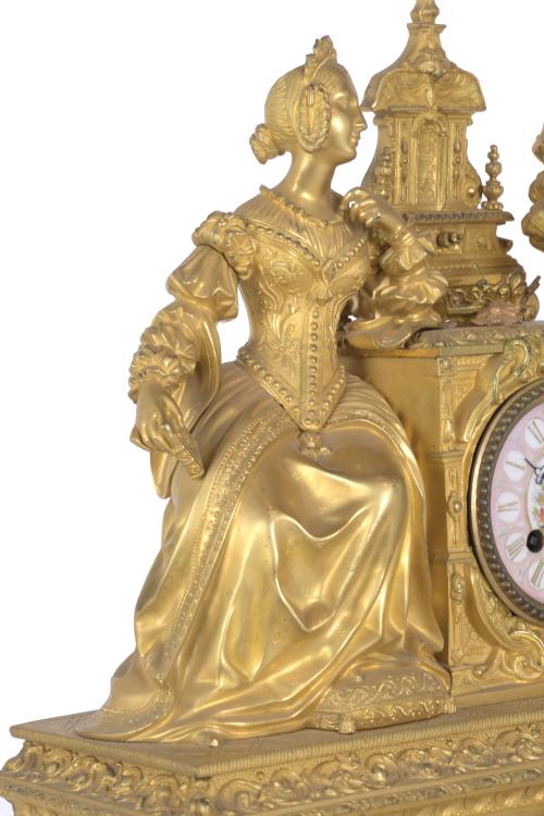 RELOJ DE SOBREMESA LOUIS PHILIPPE - NAPOLEÓN III, CIRCA 185