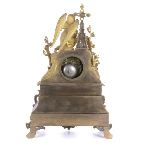 LOUIS PHILIPPE TABLE CLOCK, WITH RELIGIOUS ALLEGORY, CIRCA 