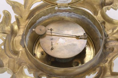 LOUIS XV STYLE CLOCK, 19TH CENTURY.