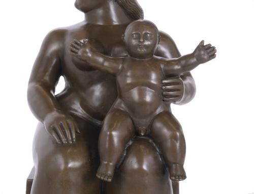 AFTER MODELS BY FERNANDO BOTERO (1932 - 2023). "MATERNITY"