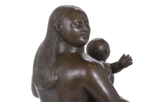 AFTER MODELS BY FERNANDO BOTERO (1932 - 2023). "MATERNITY"