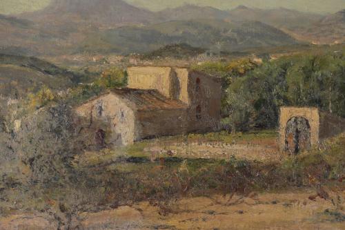 JOAN COLOM I AUGUSTI (1879-1969). "PAISAJE".