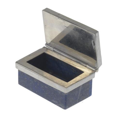 LAPIS LAZULI PILLBOX.