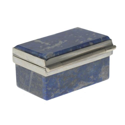 LAPIS LAZULI PILLBOX.