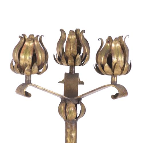 LOT OF TWO FLOOR CANDELABRA, CIRCA 1970.