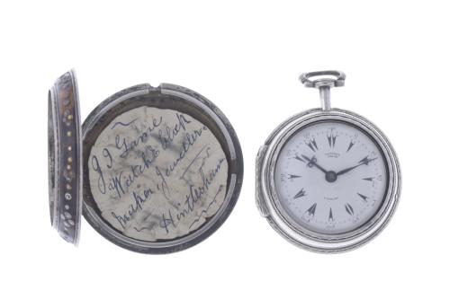 GEROGES PRIOR, RELOJ DE BOLSILLO EN PLATA