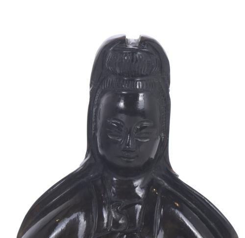 GUAN-YIN IN JADE, FIRST THIRD 20TH CENTURY.