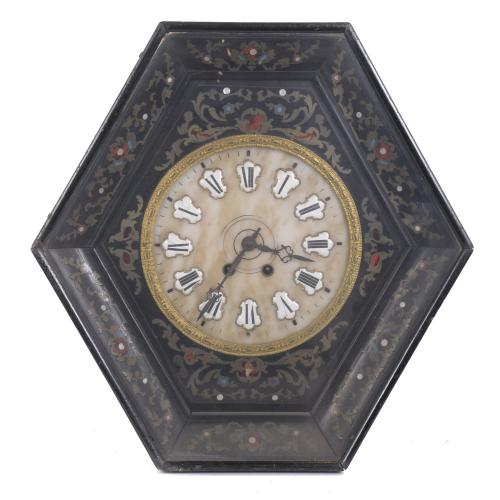 NAPOLEON III WALL CLOCK, CIRCA 1870.