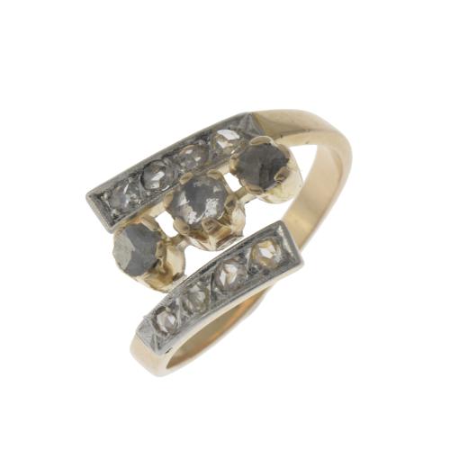 GOLD AND DIAMONDS RING