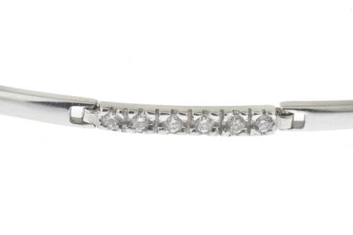 SEMI-RIGID BRACELET WITH DIAMONDS