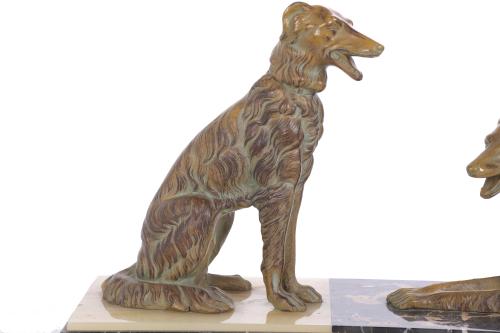 20TH CENTURY FRENCH SCHOOL. "PAIR OF DOGS", CIRCA 1920 - 19