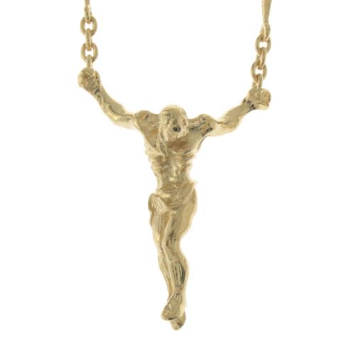 DALÍ&#39;S CHRIST NECKLACE AND BRACELET