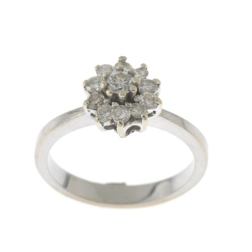 DIAMONDS ROSETTE RING