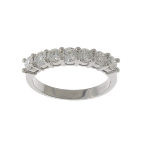 HALF WEDDING RING WITH DIAMONDS