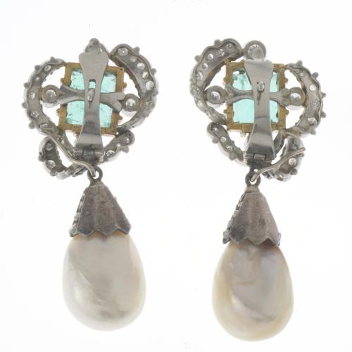 EARRINGS SIGNED BY JAUME MERCADÉ. FIRST QUARTER 20TH CENTUR