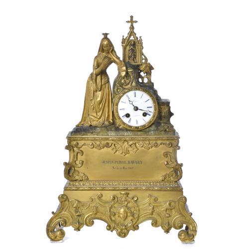 Reloj de sobremesa Napoleón III, siglo XIX. 