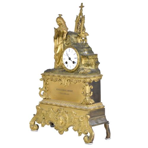 Reloj de sobremesa Napoleón III, siglo XIX. 