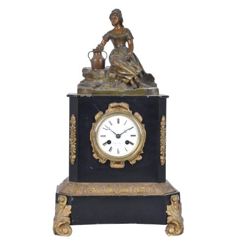 Reloj de sobremesa Belle Époque, circa 1900.