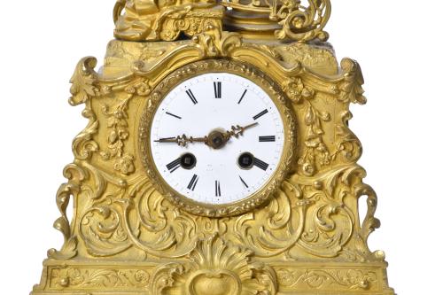 Reloj de sobremesa Napoleón III, siglo XIX. 