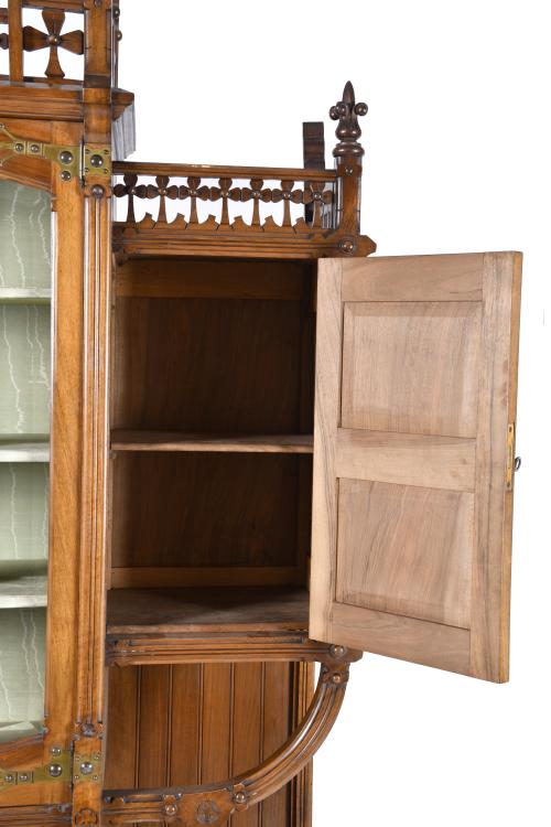 Mueble vitrina modernista, circa 1900 - 1910.