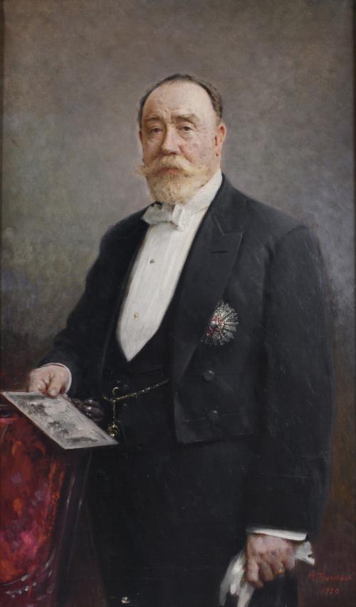 M.TEIXIDOR "Retrato caballero", 1920.