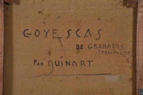 FRANCISCO GUINART CANDELICH (1888-1974). "Goyescas de Grana