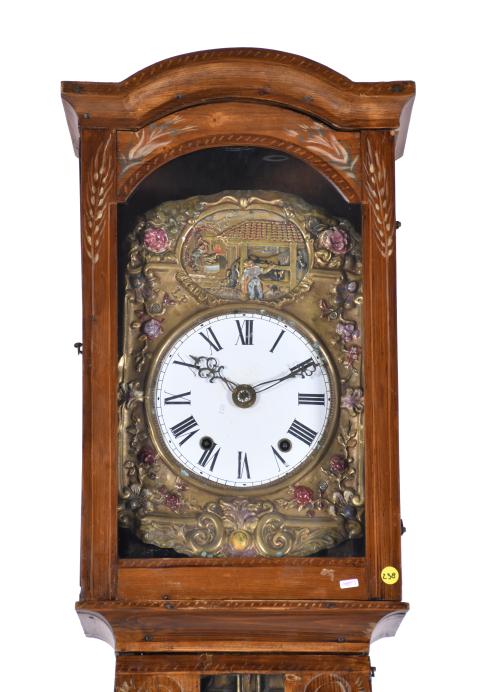 Grandfather clock, 19th century.