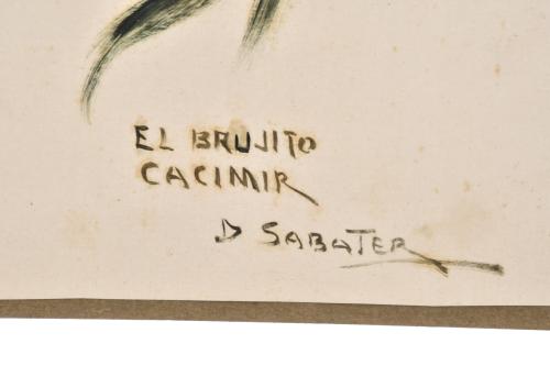 DANIEL SABATER (1888-1951). "El brujito Cacimir".