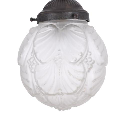 ATTRIBUTED TO CHERRIER AND BESNUS. Art Decó ceiling lamp, c