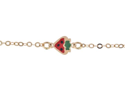 Pulsera infantil con esmlate.