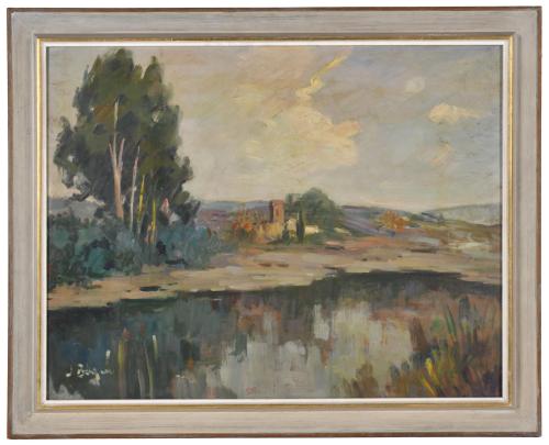 JOSEO ORIOL BAQUE MERCADER (1900-1966). "Paisaje".