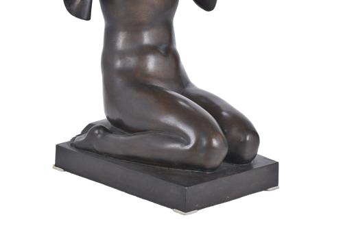 FREDERIC MARÈS (1893 - 1991).  "Desnudo femenino con velo". 