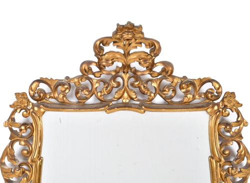 Elizabethan style wall mirror, mid 20th century.