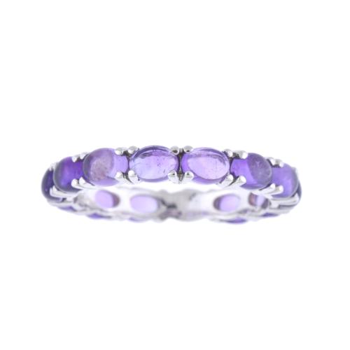 Amethysts wedding ring.