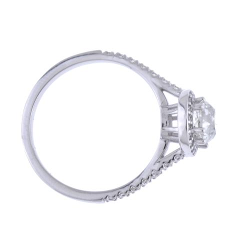 Diamonds rosette ring.